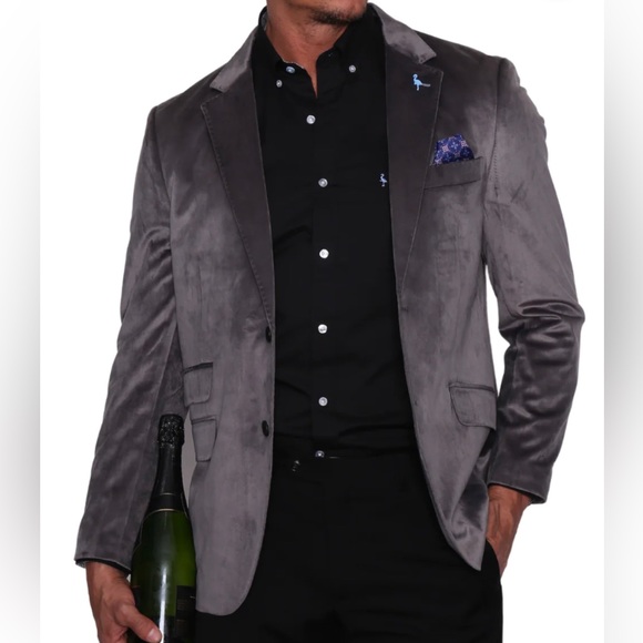 Tailorbyrd Other - Tailor Byrd velvet sport coat 40 S brand new with tags